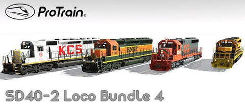 Pro Train: SD40-2 Loco Bundle 4