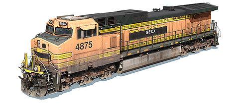 GECX C44-9W EX-BNSF 4772-4877