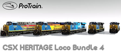 Pro Train: CSX Heritage Loco Bundle 4