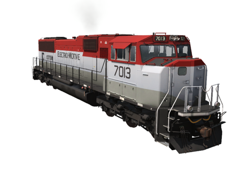 EMD SD70M Demonstrator 2