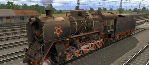 CO17-4373 ( Russian Loco and Tender )