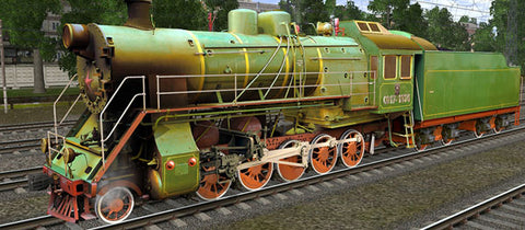 CO17-1374 ( Russian Loco and Tender )