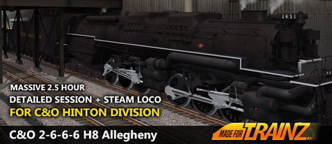 C&O 2-6-6-6 H8 - New River Mining Coal Run