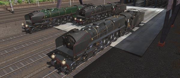 Est/SNCF 241A Mountain Locomotives (rebuilt)