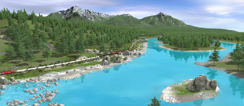 Trainz Route: Canadian Rocky Mountains - Columbia River Basin