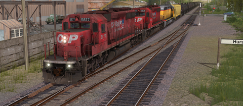 CP SD40-2 #5865-5879 Dual Flags