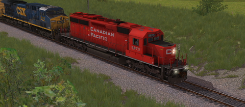 CP SD40-2 #5865-5879 Modern Block Letters