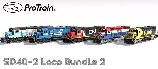 Pro Train: SD40-2 Loco Bundle 2