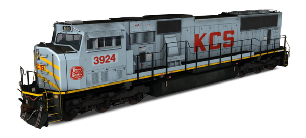 Kansas City Southern - EMD SD70MAC - Grey