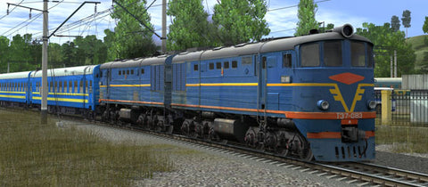 TE7-083 ( Russian Loco )