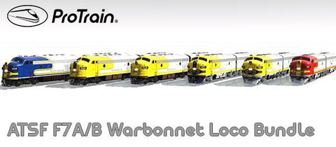 Pro Train: ATSF F7A/B Warbonnet Loco Bundle