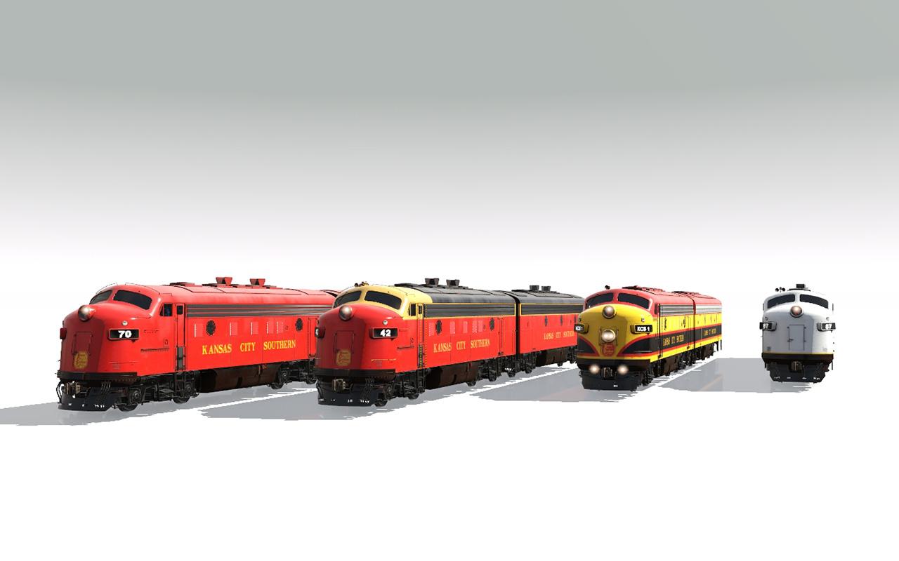 Pro Train: KCS F7 Loco Bundle | Trainz Store