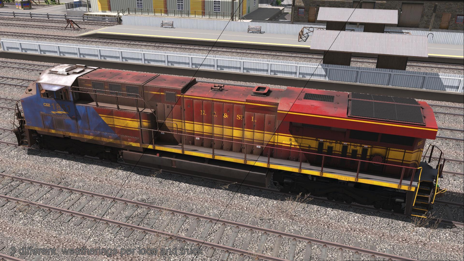 Pro Train: CSX Heritage Loco Bundle 1 | Trainz Store