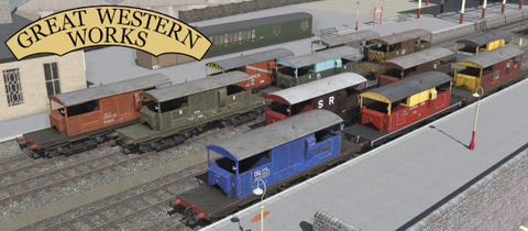 SR Queen Mary Brake Vans