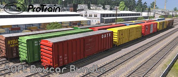 Pro Train: 50ft Boxcar Bundle