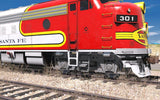 Pro Train: ATSF F7A/B Warbonnet Loco Bundle