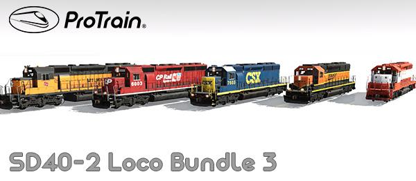Pro Train: SD40-2 Loco Bundle 3