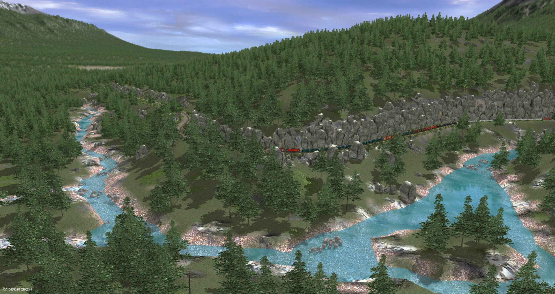 Trainz Route: Canadian Rocky Mountains Columbia River Basin