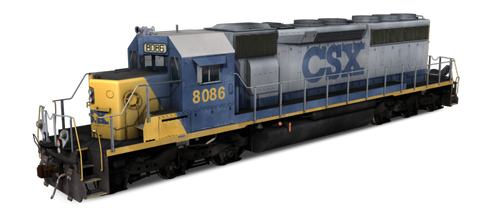 CSX Transportation -  EMD SD40-2 YN2 Dirty