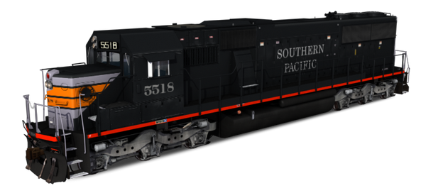 Southern Pacific - EMD SD50 Black Widow